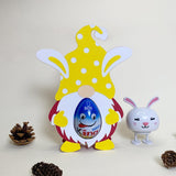 Easter Gnome Egg Holder - Easter Candy Treat Holder Paper Cutting File - Cricut File - LightBoxGoodMan - LightboxGoodman