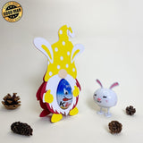 Easter Gnome Egg Holder - Easter Candy Treat Holder Paper Cutting File - Cricut File - LightBoxGoodMan - LightboxGoodman