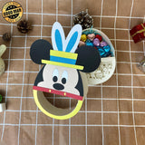 Easter - Mickey Easter Egg Papercut Lightbox File - Cricut File - 9.6x7 Inches - LightBoxGoodMan - LightboxGoodman