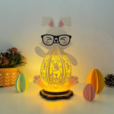 Easter Rabbit - Easter Bunny 3D Lantern File - Cricut File 1 - LightBoxGoodMan