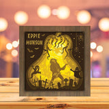 Eddie Munson Halloween - Paper Cutting Light Box - LightBoxGoodman - LightboxGoodman