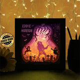 Eddie Munson Halloween - Paper Cutting Light Box - LightBoxGoodman - LightboxGoodman