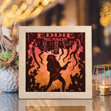 Eddie Munson Square - Paper Cut Light Box File - Cricut File - 20x20cm - LightBoxGoodMan