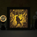 Eddie Munson Square - Paper Cut Light Box File - Cricut File - 20x20cm - LightBoxGoodMan - LightboxGoodman