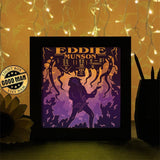 Eddie Munson Square - Paper Cutting Light Box - LightBoxGoodman - LightboxGoodman