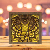 Elephant 2 - Paper Cutting Light Box - LightBoxGoodman