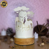 Elephant - 3D Dome Lantern File - Cricut File - LightBoxGoodMan - LightboxGoodman