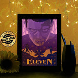 Eleven 2 - Paper Cutting Light Box - LightBoxGoodman - LightboxGoodman