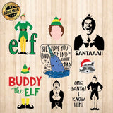 Elf Movie - Cricut File - Svg, Png, Dxf, Eps - LightBoxGoodMan - LightboxGoodman