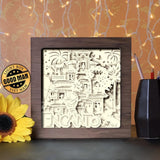 Encanto Square - Paper Cutting Light Box - LightBoxGoodman - LightboxGoodman