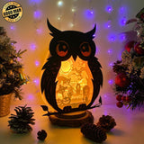 Evil Cat - Paper Cut Owl Light Box File - Cricut File - 25x20 cm - LightBoxGoodMan - LightboxGoodman