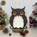 Evil Cat - Paper Cut Owl Light Box File - Cricut File - 25x20 cm - LightBoxGoodMan - LightboxGoodman