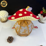 Fairy - 3D Mushroom Lantern File - 7.9x8.5" - Cricut File - LightBoxGoodMan - LightboxGoodman