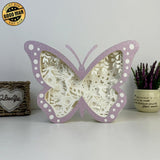 Fairy - Butterfly Papercut Lightbox File - 6.6x9.2" - Cricut File - LightBoxGoodMan - LightboxGoodman