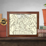 Fairy Tail - Paper Cut Light Box File - Cricut File - 20x26cm - LightBoxGoodMan - LightboxGoodman