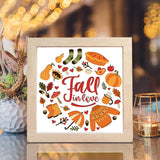 Fall In Love – Paper Cut Light Box File - Cricut File - 20x20cm - LightBoxGoodMan