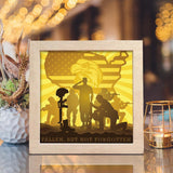 Fallen Soldiers – Paper Cut Light Box File - Cricut File - 20x20cm - LightBoxGoodMan