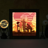 Fallen Soldiers – Paper Cut Light Box File - Cricut File - 20x20cm - LightBoxGoodMan - LightboxGoodman