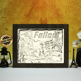 Fallout Game – Paper Cut Light Box File - Cricut File - 20x26cm - LightBoxGoodMan - LightboxGoodman