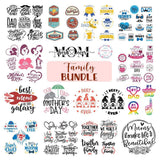 Family Bundle - Cricut File - Svg, Png, Dxf, Eps - LightBoxGoodMan