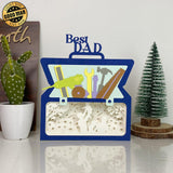 Family - Toolbox Papercut Lightbox File - 8.7x7.5" - Cricut File - LightBoxGoodMan - LightboxGoodman