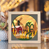 Farm 2 – Paper Cut Light Box File - Cricut File - 8x8 inches - LightBoxGoodMan