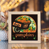 Farm Fresh Pumpkin – Paper Cut Light Box File - Cricut File - 20x20cm - LightBoxGoodMan - LightboxGoodman