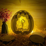 Father Day 1 - Easter Egg 3D Pop-up File - Cricut File - 5.8x4.8" - LightBoxGoodMan - LightboxGoodman