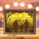 Father's Day 2 - Paper Cutting Light Box - LightBoxGoodman