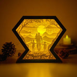 Father's Day 5 - Paper Cut Diamond Light Box File - Cricut File - 17x20cm - LightBoxGoodMan - LightboxGoodman