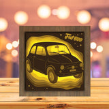 Fiat 500 - Paper Cutting Light Box - LightBoxGoodman