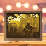 Fireman 1 - Paper Cutting Light Box - LightBoxGoodman - LightboxGoodman