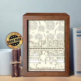 Firework 1 – Paper Cut Light Box File - Cricut File - 8x10 Inches - LightBoxGoodMan - LightboxGoodman