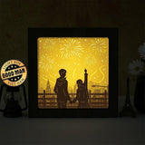 Firework 2 – Paper Cut Light Box File - Cricut File - 8x8 Inches - LightBoxGoodMan - LightboxGoodman