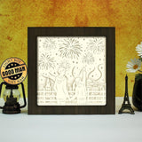 Firework 2 – Paper Cut Light Box File - Cricut File - 8x8 Inches - LightBoxGoodMan - LightboxGoodman