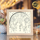 Firework 3 – Paper Cut Light Box File - Cricut File - 8x8 Inches - LightBoxGoodMan - LightboxGoodman