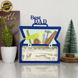 Fishsing - Toolbox Papercut Lightbox File - 8.7x7.5" - Cricut File - LightBoxGoodMan - LightboxGoodman