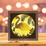 Flamingo 2 - Paper Cutting Light Box - LightBoxGoodman - LightboxGoodman