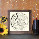 Flamingo 2 - Paper Cutting Light Box - LightBoxGoodman - LightboxGoodman