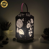 Flower 1 - Paper Cut Lantern File - Cricut File - 10x20cm - LightBoxGoodMan - LightboxGoodman