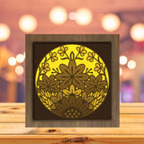 Flower Garden - Paper Cutting Light Box - LightBoxGoodman - LightboxGoodman