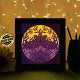 Flower Garden - Paper Cutting Light Box - LightBoxGoodman - LightboxGoodman