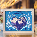 Forever Love – Paper Cut Light Box File - Cricut File - 8x8 Inches - LightBoxGoodMan - LightboxGoodman