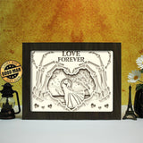 Forever Love – Paper Cut Light Box File - Cricut File - 8x8 Inches - LightBoxGoodMan - LightboxGoodman