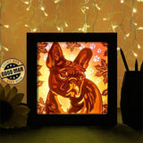 French Bulldog - Paper Cutting Light Box - LightBoxGoodman - LightboxGoodman