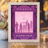 Friends - Paper Cut Light Box File - Cricut File - 20x26cm - LightBoxGoodMan - LightboxGoodman