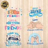 Friendship - Cricut File - Svg, Png, Dxf, Eps - LightBoxGoodMan - LightboxGoodman