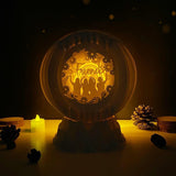 Friendship Day - 3D Pop-up Light Box Globe File - Cricut File - LightBoxGoodMan - LightboxGoodman