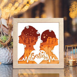 Friendship – Paper Cut Light Box File - Cricut File - 20x20cm - LightBoxGoodMan