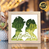 Friendship – Paper Cut Light Box File - Cricut File - 20x20cm - LightBoxGoodMan - LightboxGoodman